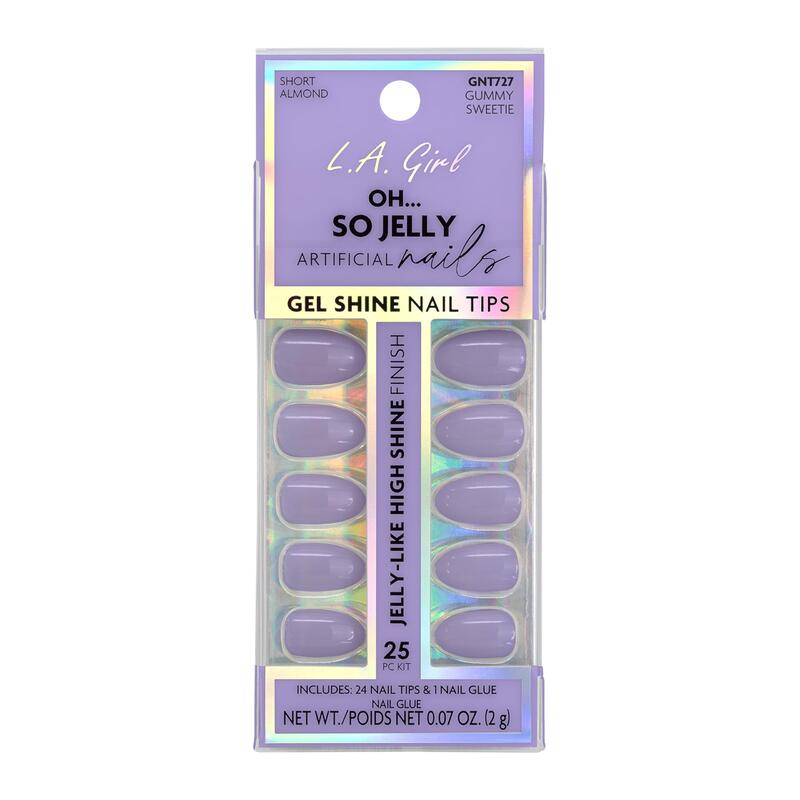 L.A Girl Oh SO Jelly Nail Tips Gummy Sweetie 25pc
