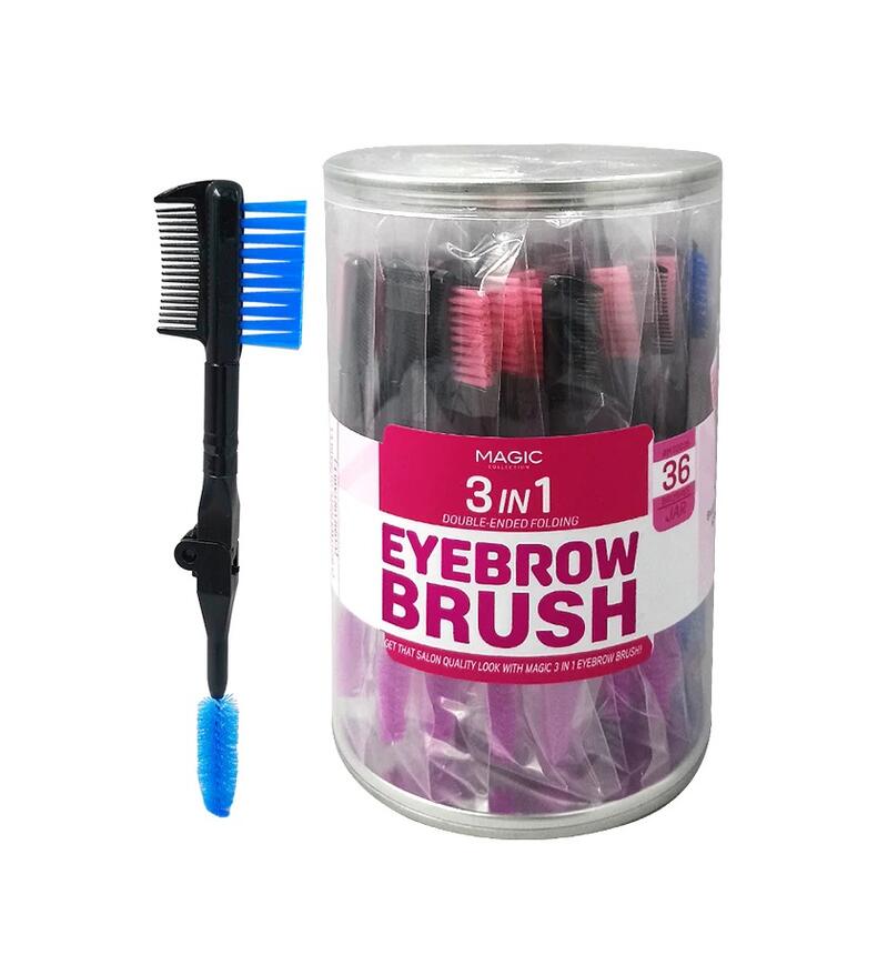Magic Foldable Eyebrow Brush 3-in-1 1 count