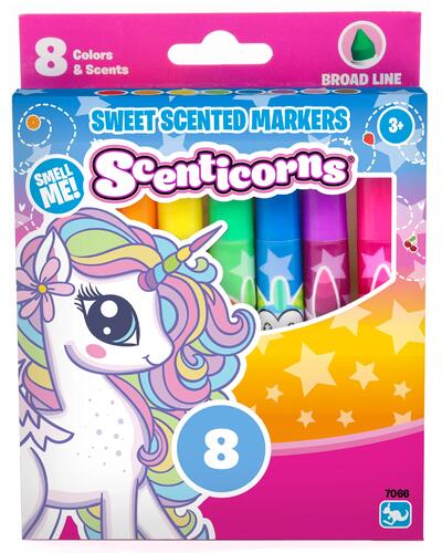Scenticorns Sweet Scented Markers 8ct