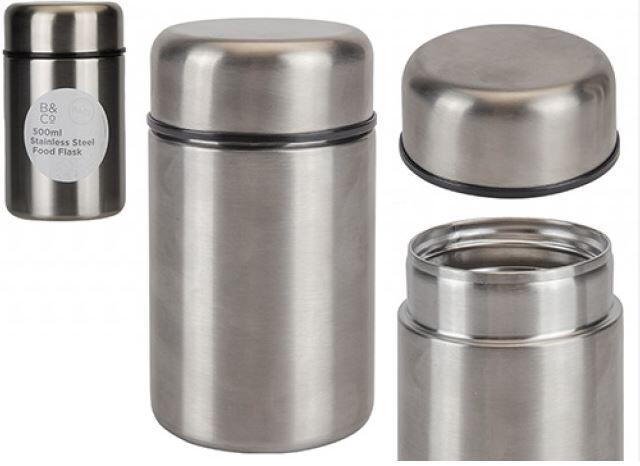 B&Co Stainless Steel Food Flask 500ml