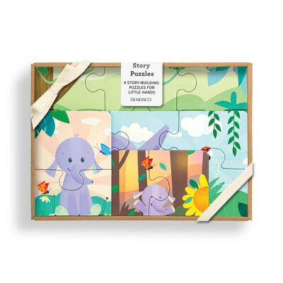 Demdaco 4 Set Story Puzzle Assorted