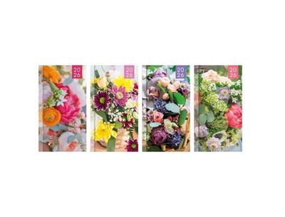 Diary Slim WTV Photo Floral Diary Assorted