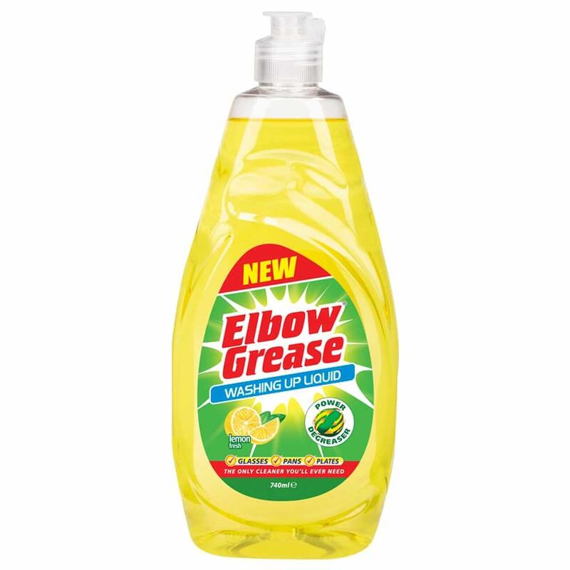 Elbow Grease Washing Up Liquid Lemon 600ml