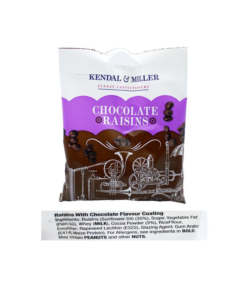 Kendal & Miller Chocolate Raisins 125g