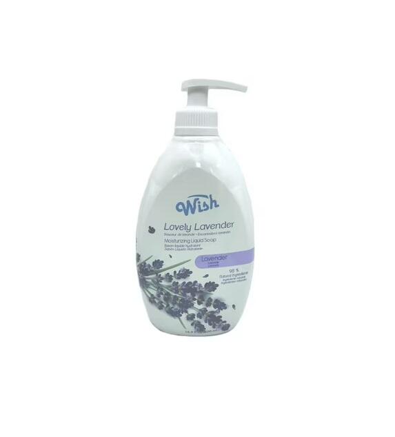Wish Moisturizing Liquid Soap Lovely Lavander 16.9oz