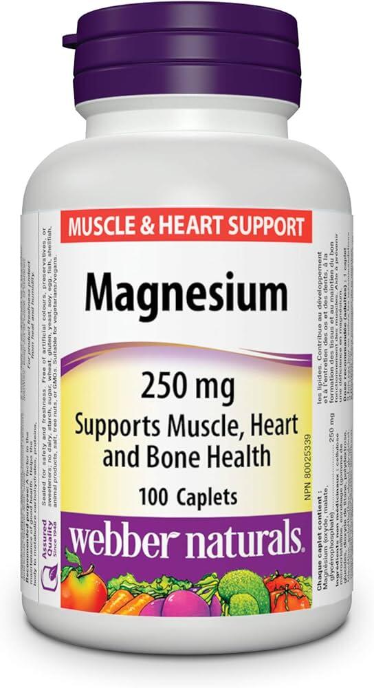 Webber Magnesium 25mg 100 Caplets