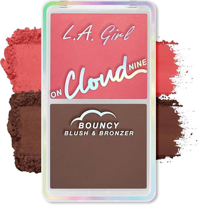 L.A Girl On Cloud Nine Bouncy Blush & Bronzer Dreamy Pink