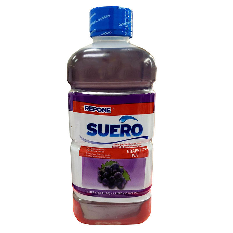 Suero Electrolytes Drink Grape 33.8 oz
