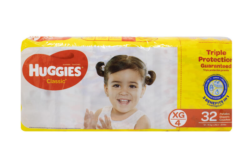 Huggies Classic Disposable Diapers S4 XL 6X30