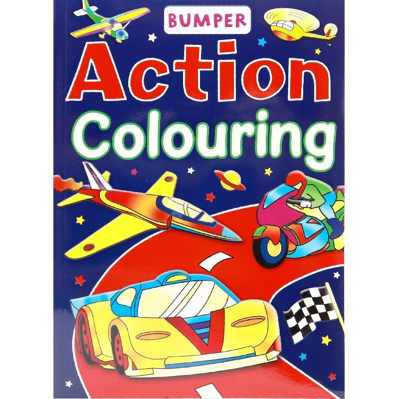 Bumper Action Colouring