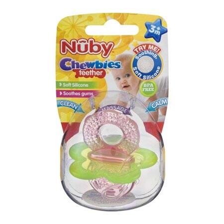 Nuby Chewbies Silicone Teether 3+ Months