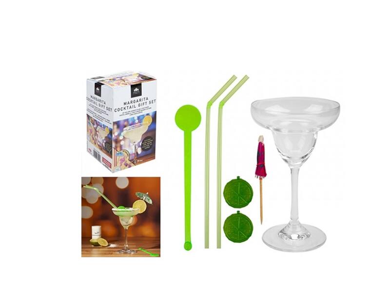 Magarita Cocktail Gift Set Glass & Accessories