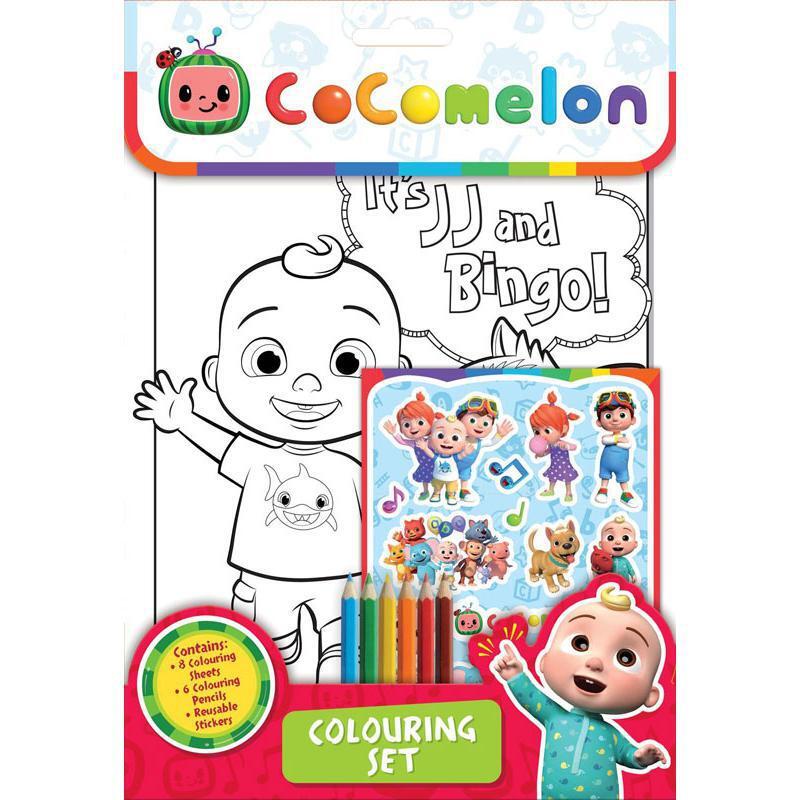 Cocomelon Colouring Set