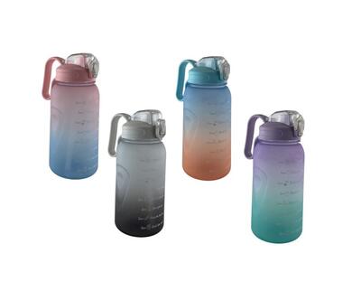 Life Art Two Color Water Bottle Plastic Assorted 1 count