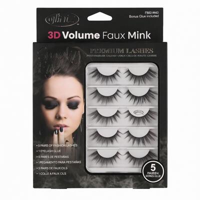 Glintz 3d Eye Smoky Eye Lash Set 5pcs