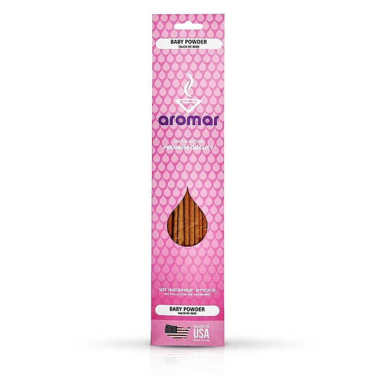Aromar Incense Sticks Baby Powder 20 count