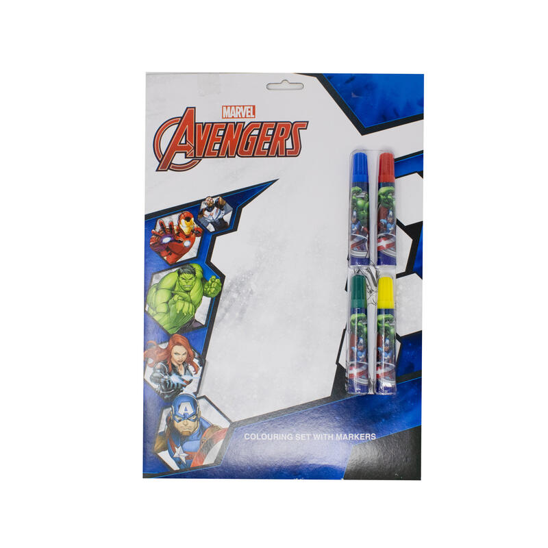 Marvel Avengers Paint Colouring Set