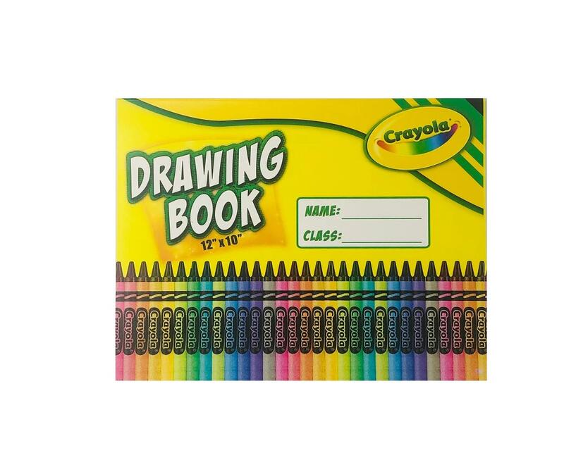 Crayola Drawing Book 10x 8