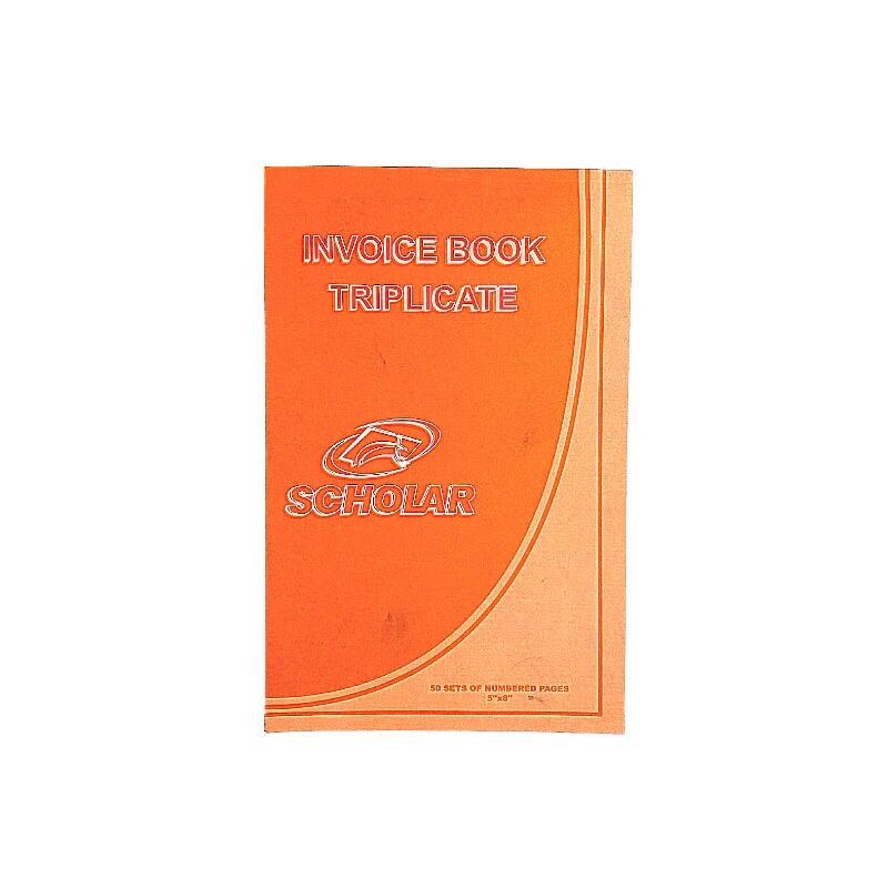 Scholar Invoice Book 8x5