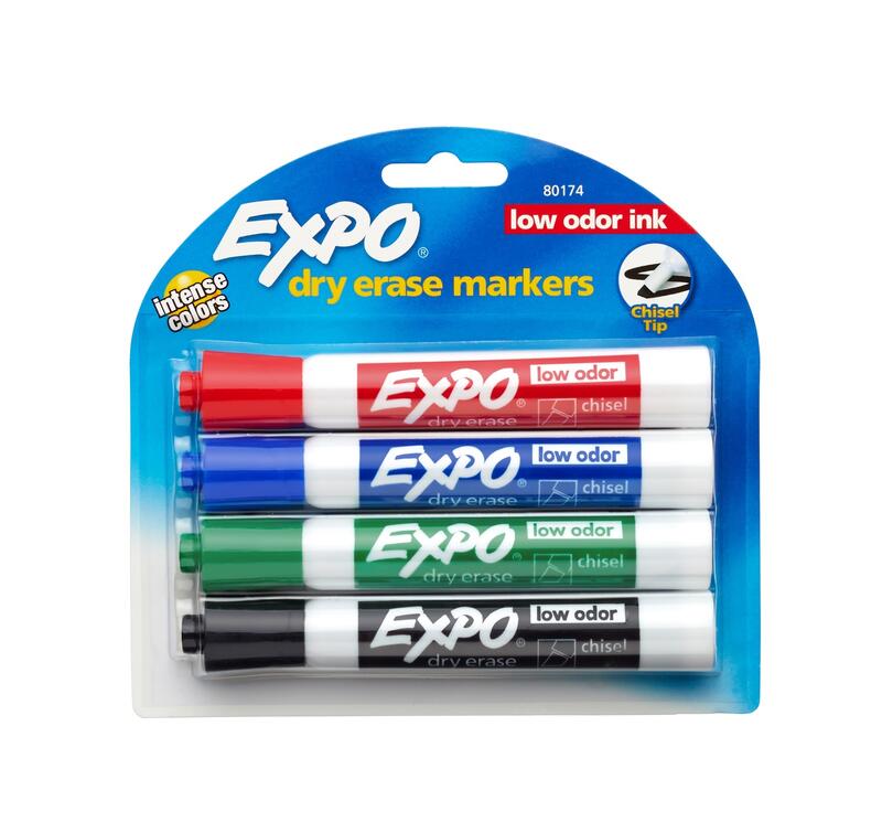 Expo Dry Erase Markers 4 count