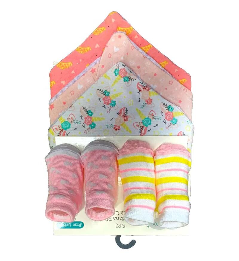 Petite L' Amour Bandana Bibs 5 pack