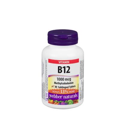 Webber Vitamin B12 1000 mcg 150 Tabs