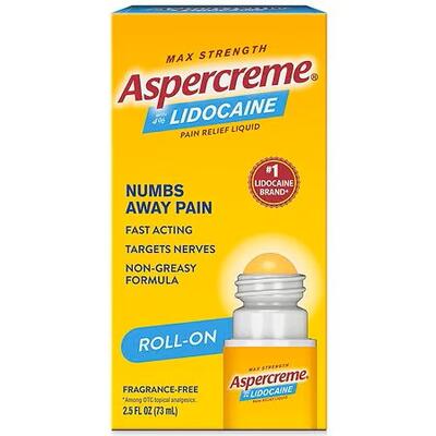 Aspercreme Lidocaine Roll-On 2.5oz