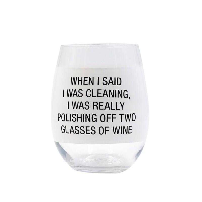 Polishing Off Wine Glass 16oz