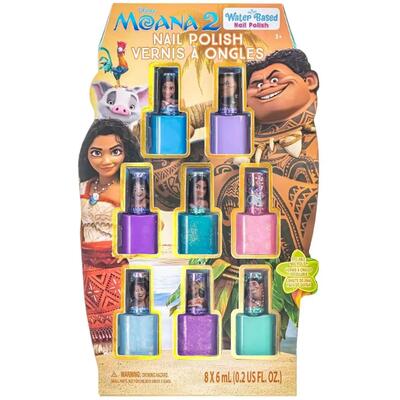 Moana Nail Polish 8pk