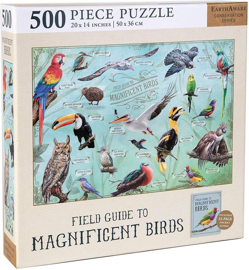 Field Guide To Magnificent Birds 500pcs