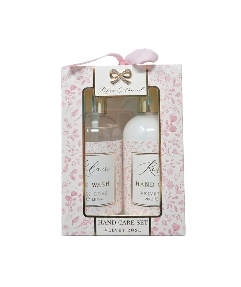 Relax & Unwind Hand Care Set Velvet Rose 2 pieces