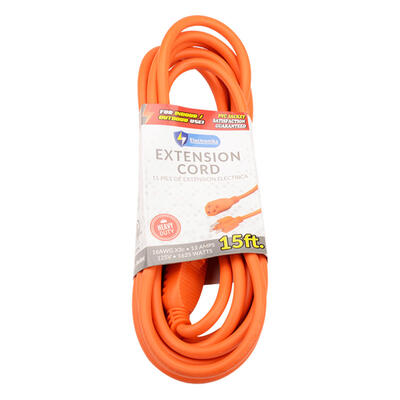 15Ft Indoor/Outdoor Extension Cord
