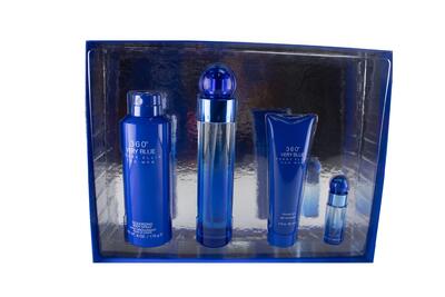 360 Very Blue Perry Ellis For Men 4pc Set
