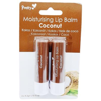 Pretty Moisturising Lip Balm Coconut 0.15oz