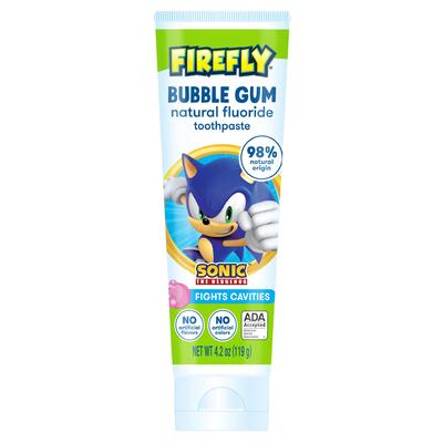 Firefly Bubble Gum Kids Toothpaste 4.2oz