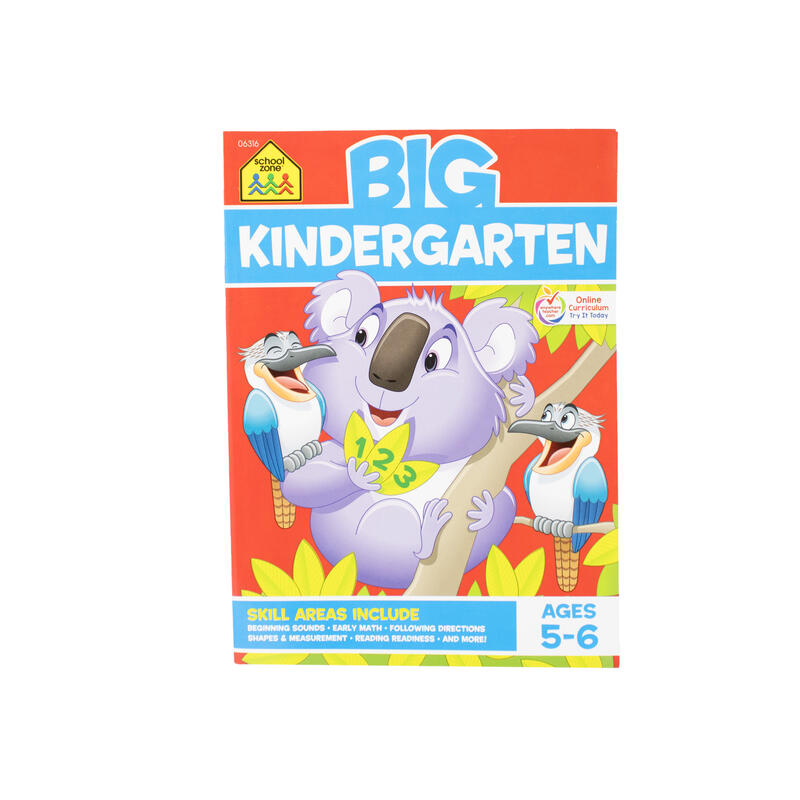 School Zone Big Kindergarten Workbook