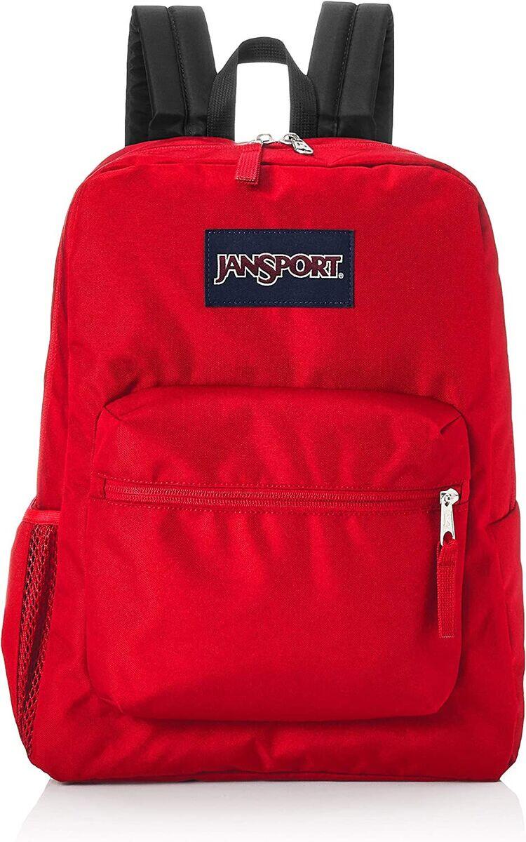 Jansport Cross Town Backpack Red Tape