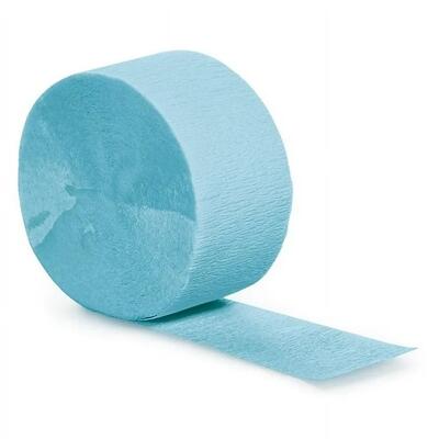 Pastel Crepe Streamer Blue 81