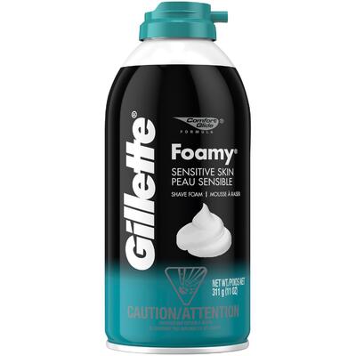 Gillette Foamy Shave Foam Sensitive Skin 11oz