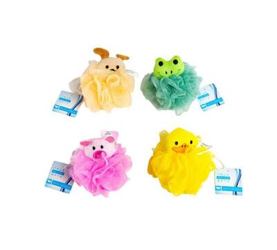 Bath Sponge Kids Assorted Animals 1 count