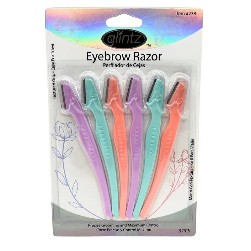 Glintz Eyebrow Razor Set 6pk