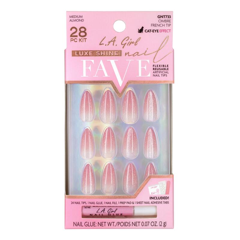 L.A Girl Luxe Shine Nail Fave Nail Tips 28pc
