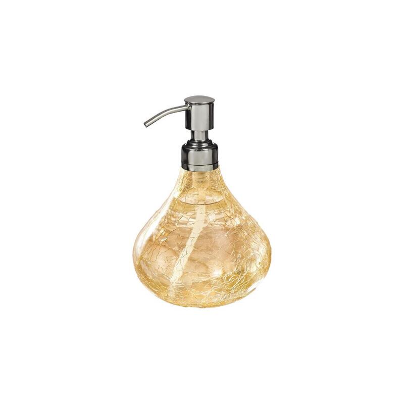 Cypress Home Crackle Glass Soap Pump Assorted