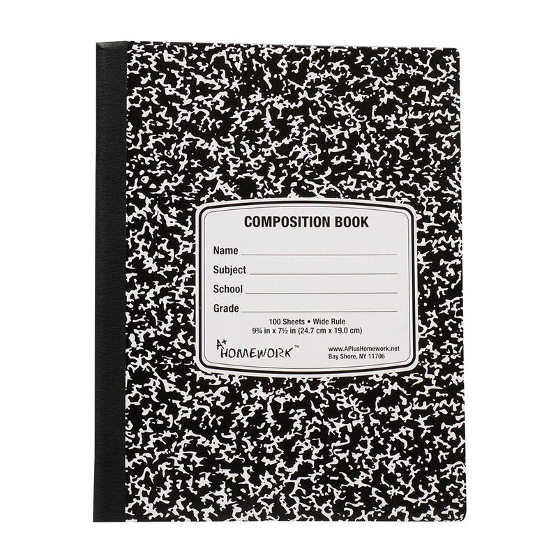 Composition Book 100Shts Wide