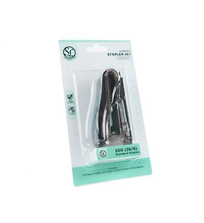 Supply Line Standard Compact Stapler Set With Staples