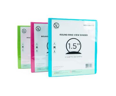 Compass Binder Assorted Colours Neon