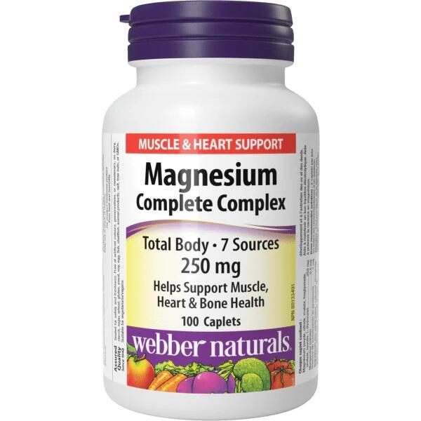 Webber Magnesium Complete Complex 250mg 100 Caps