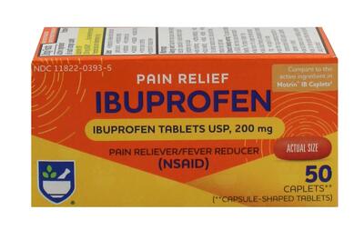 Rite Aid Ibuprofen Orange Caps 50ct