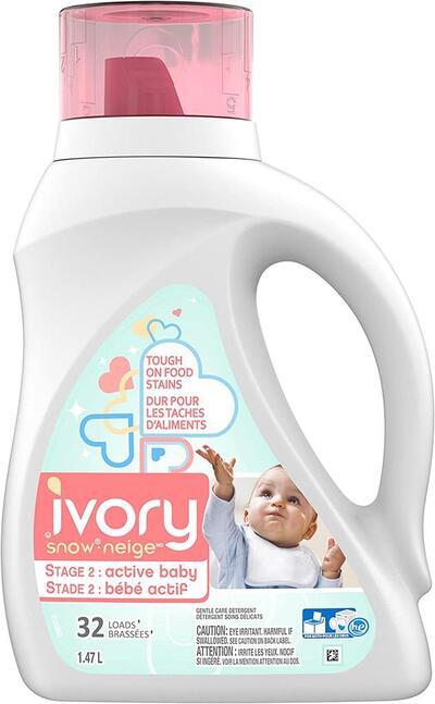 Ivory Snow Active Baby Laundry Detergent 1.47L