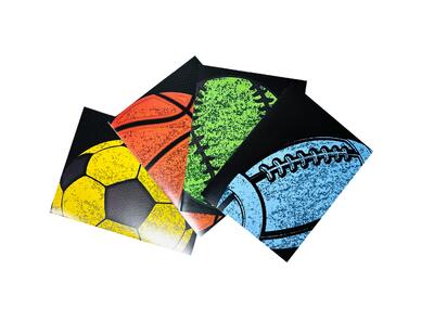 Sports Paper Portfolio Assorted